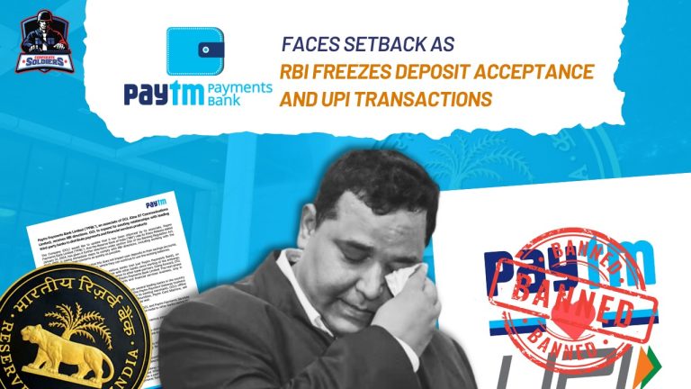 RBI Puts a Halt on Paytm Payments Bank’s Deposit Acceptance and UPI Services