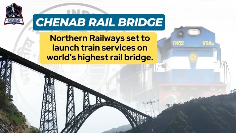 Historic Milestone for Indian Railways: World’s Highest Railway Bridge on Chenab River