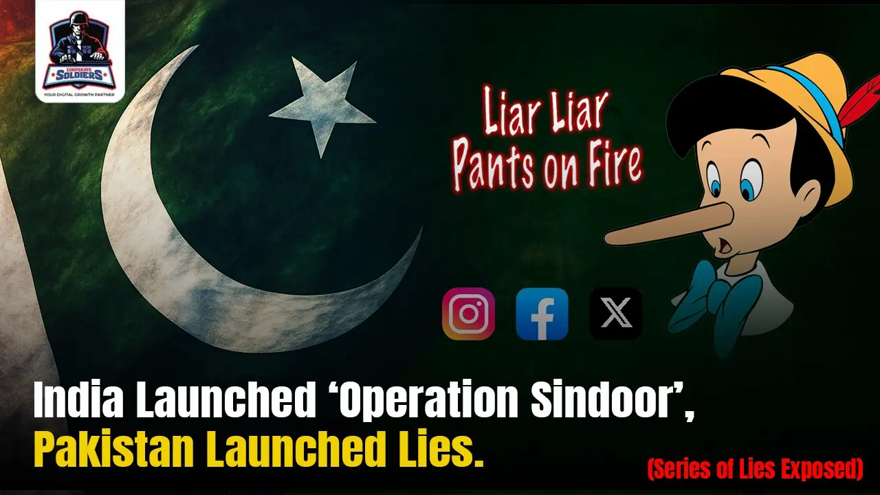 India Launched ‘Operation Sindoor’, Pakistan Launched Lies