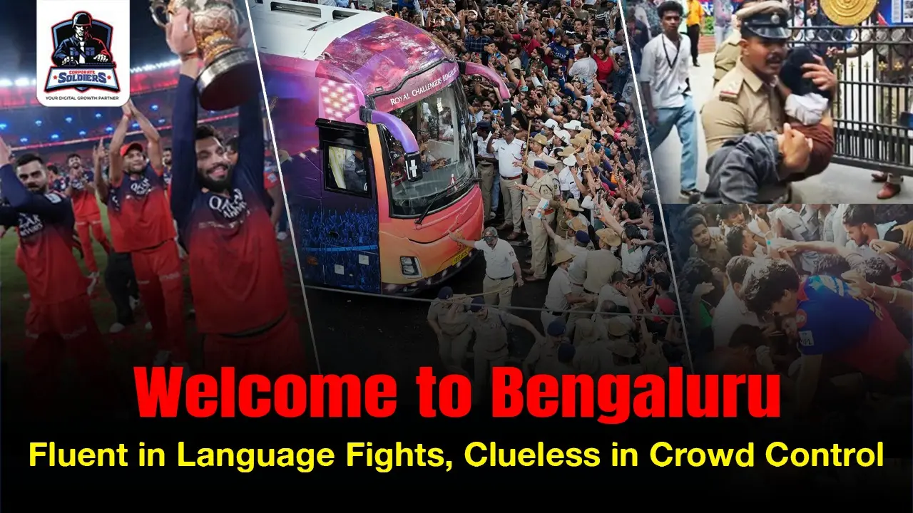 Welcome to Bengaluru Fluent in Language Fights, Clueless in Crowd Control