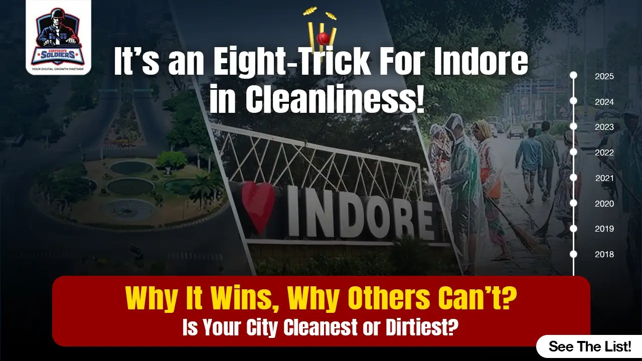 It’s an Eight-Trick For Indore in Cleanliness! Why It Wins, Why Others Can’t?