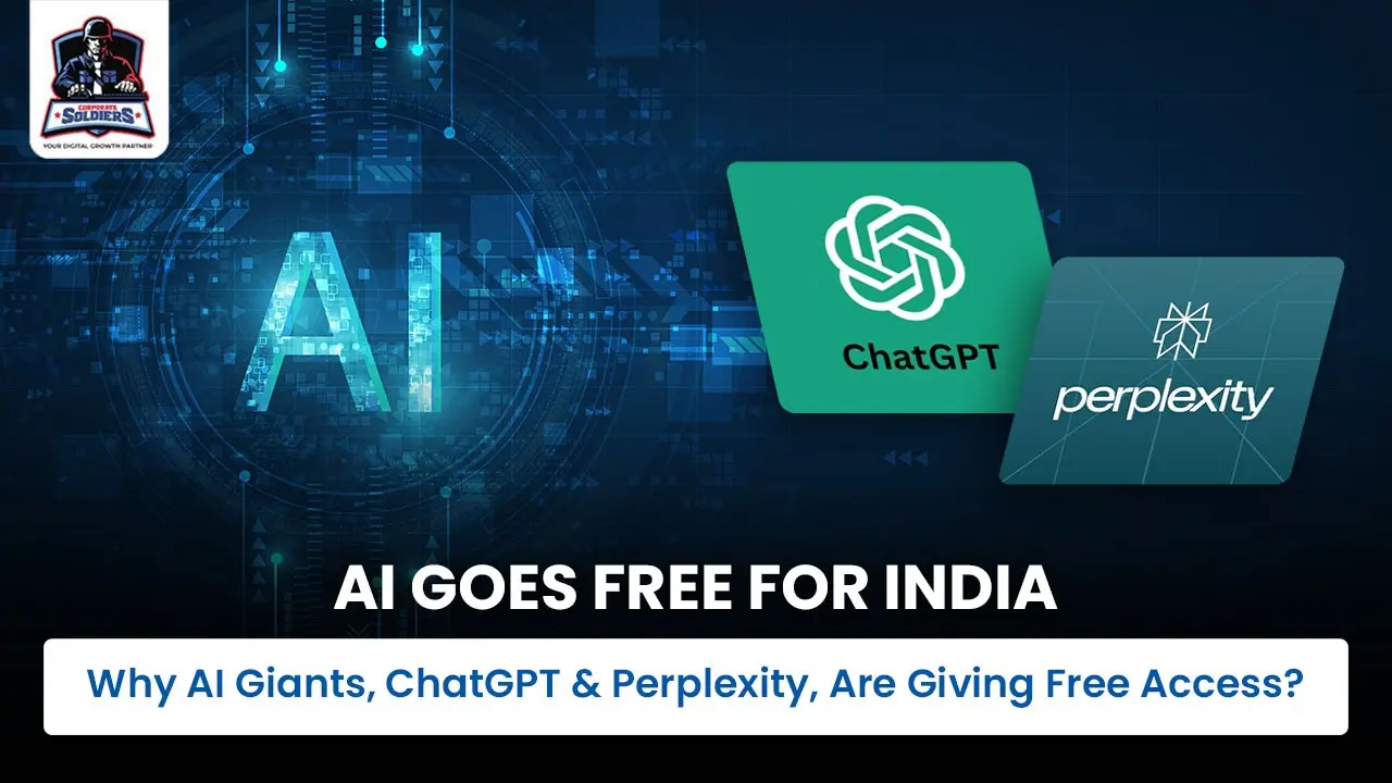 AI Goes Free For India Why AI Giants, ChatGPT & Perplexity, Are Giving Free Access?