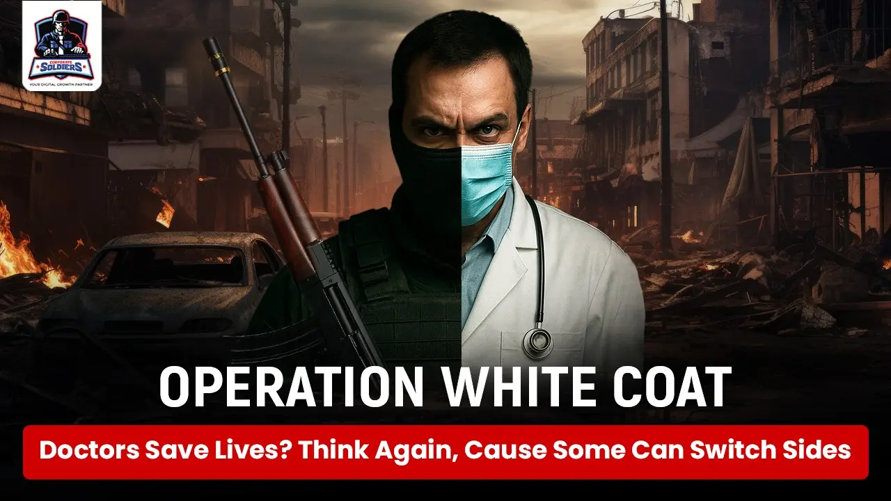 Operation White Coat. Doctors Save Lives? Think Again, Cause Some Can Switch Sides