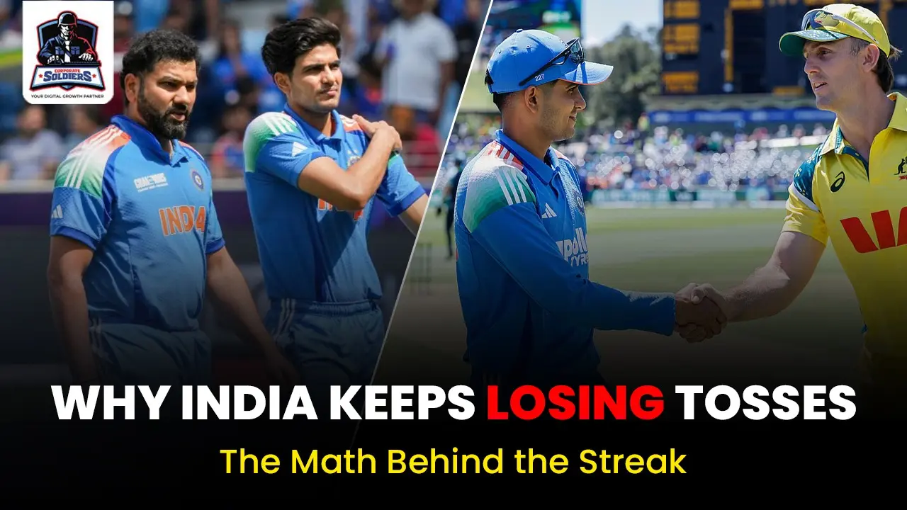Why India Keeps Losing ODI Tosses: The Probability Trap, The Moving Average Curse, and The Science of Breaking Streaks