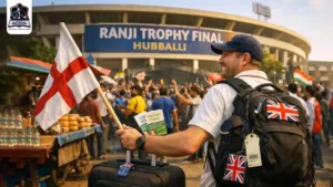 Cricket fan travels from UK to Hubballi for Ranji Trophy final_11zon