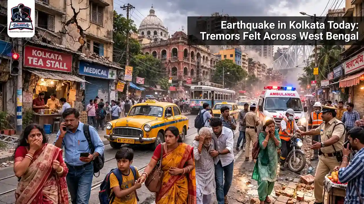 Earthquake in Kolkata Today Tremors Felt Across West Bengal