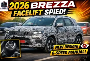 Maruti Suzuki Brezza 2026 Facelift Spied