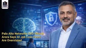 Palo Alto Networks CEO Nikesh Arora Says AI Job Loss Fears Are Overstated_11zon