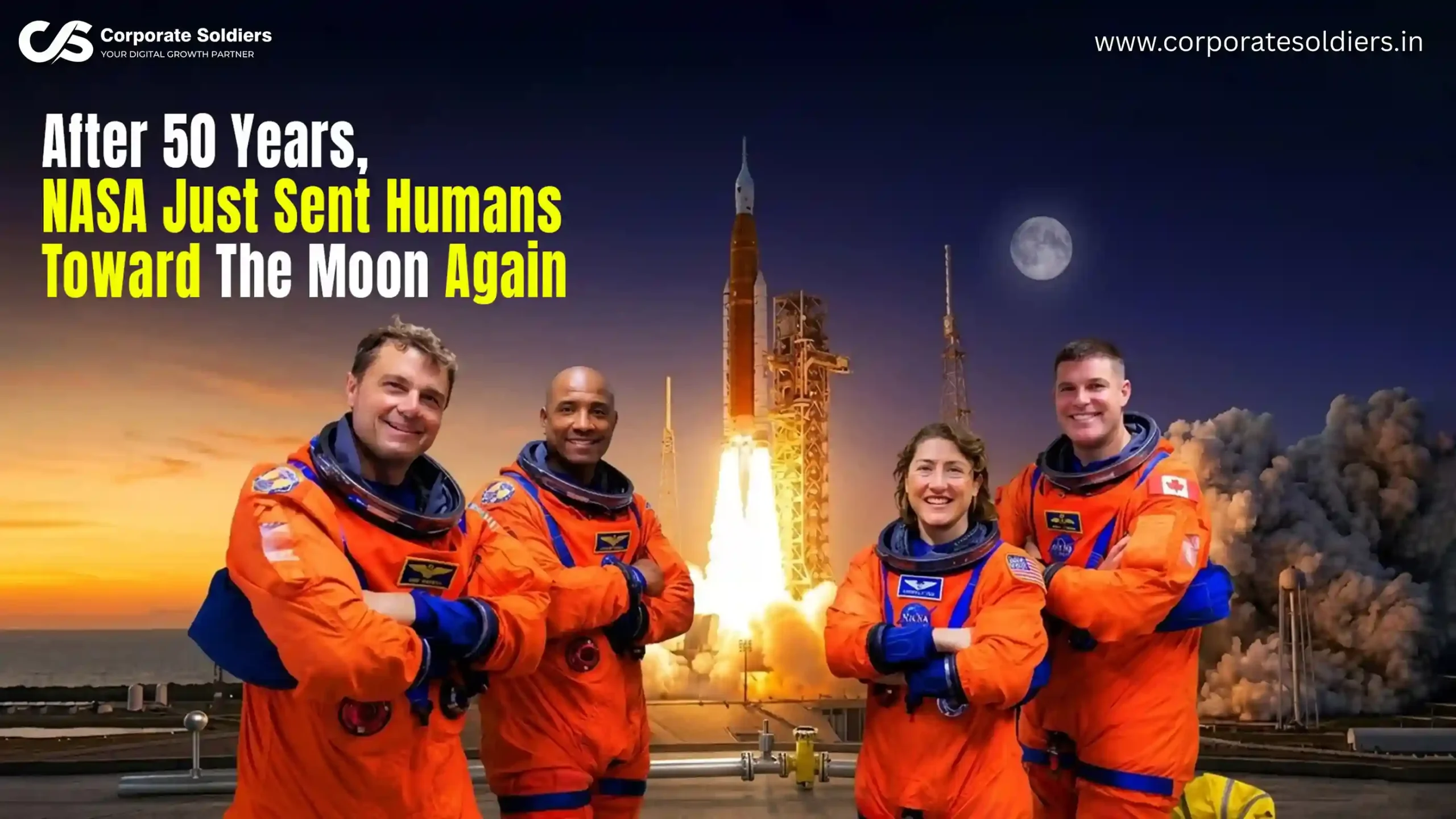 After 50 Years, NASA Just Sent Humans Toward the Moon Again