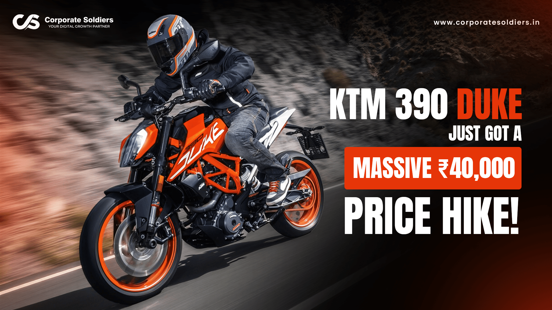 KTM 390 Gets ₹40,000 Price Hike in India - What It Means