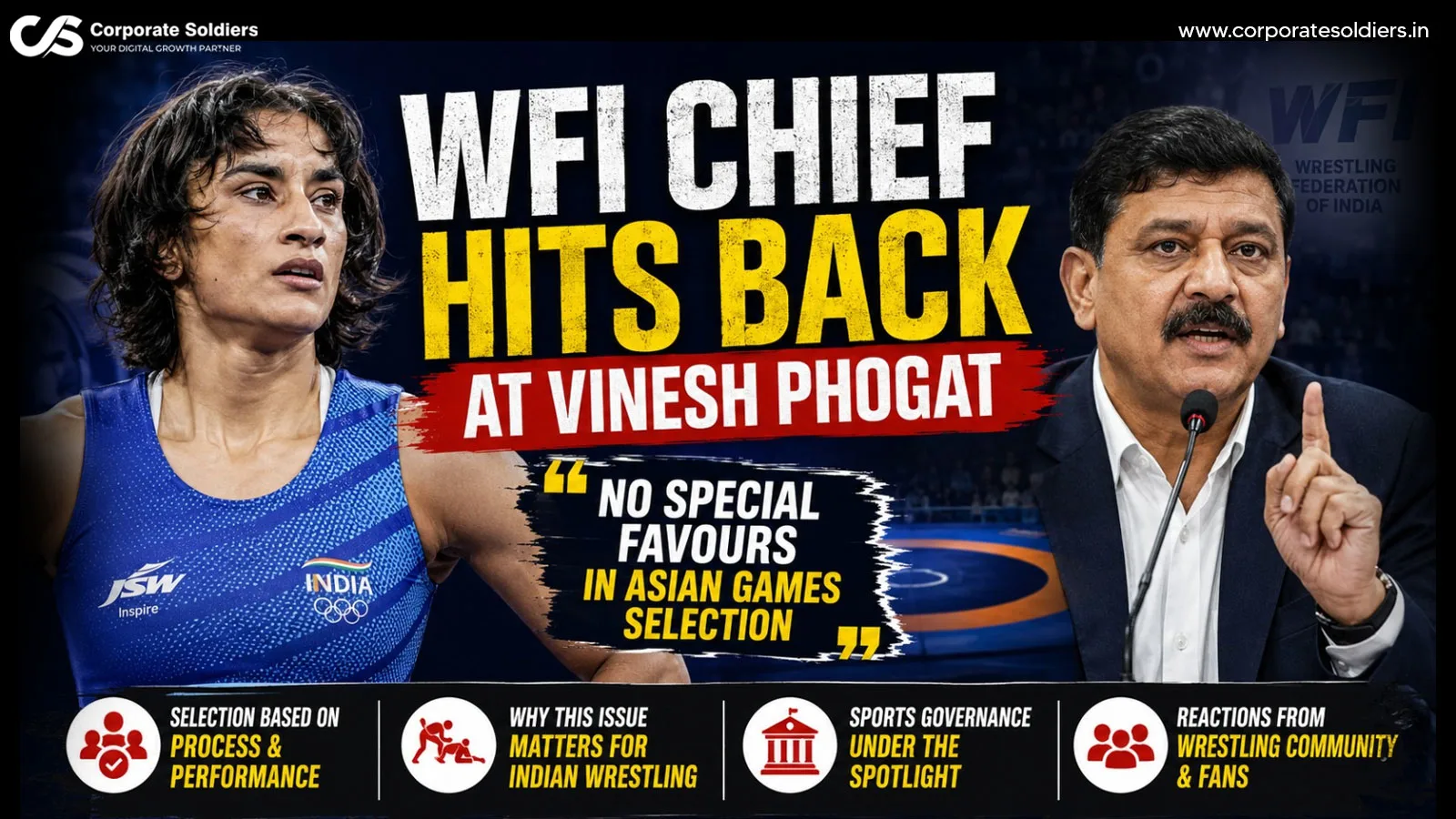 Vinesh Phogat vs WFI Asian Games Selection Controversy Explained