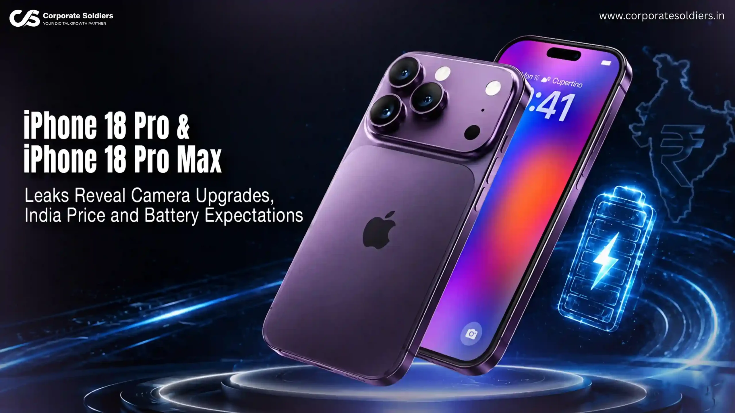 iPhone 18 Pro & iPhone 18 Pro Max Leaks Reveal Camera Upgrades, India Price and Battery Expectations