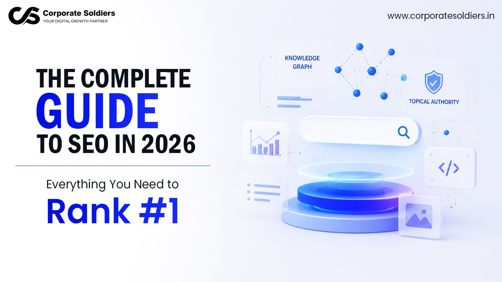 Complete SEO Guide 2026 with ranking strategies, knowledge graph, and topical authority concepts.
