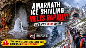Amarnath Ice Shivling Melts Rapidly Days After Yatra Begins, Raising Environmental Concerns