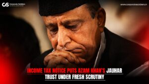 Azam Khan after the Income Tax Department issued a notice to Jauhar Trust, placing the organization under fresh financial scrutiny.