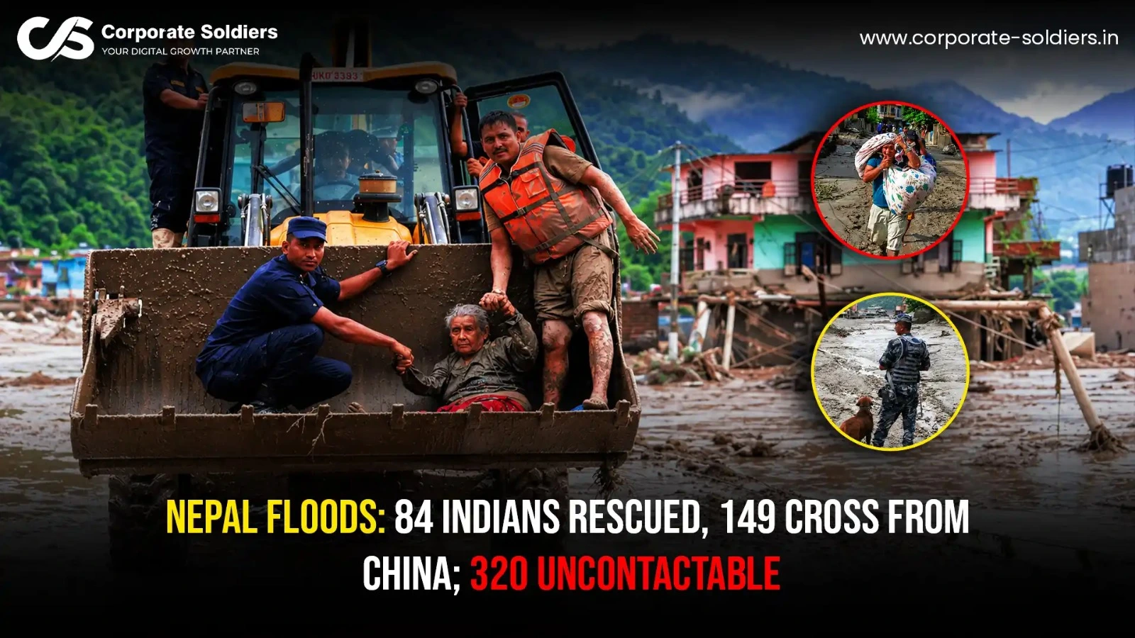 Nepal Floods: 84 Indians Rescued, 149 Cross from China, 320 Uncontactable
