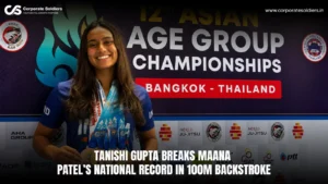 Tanishi Gupta breaks Maana Patel’s national record in 100m backstroke