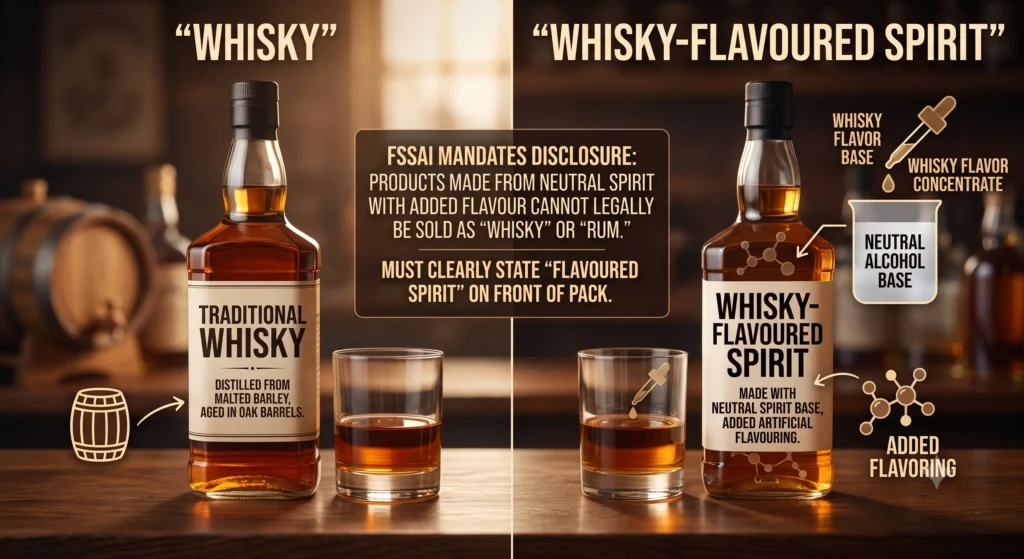 "Whisky" vs. "Whisky-Flavored Spirit"