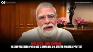 Fact check on viral deepfake misrepresenting PM Modi's remarks about the Jantar Mantar protest