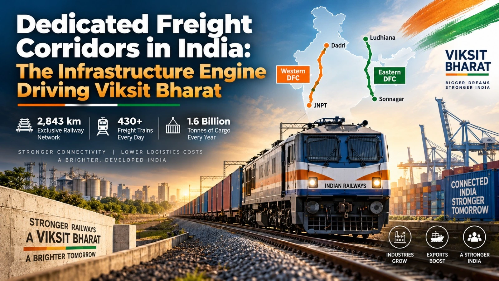 Dedicated Freight Corridors in India: The Infrastructure Engine Driving Viksit Bharat