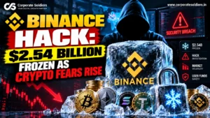 Binance hack freezes $2.54 billion in cryptocurrency amid rising crypto security concerns.