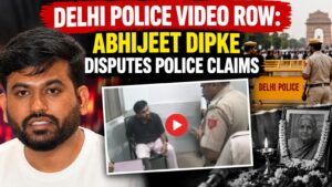 Delhi Police video controversy featuring a man, police officers, and a disputed claim about his grandmother's death