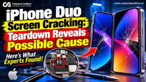 iPhone Duo screen cracking teardown reveals possible cause and expert findings